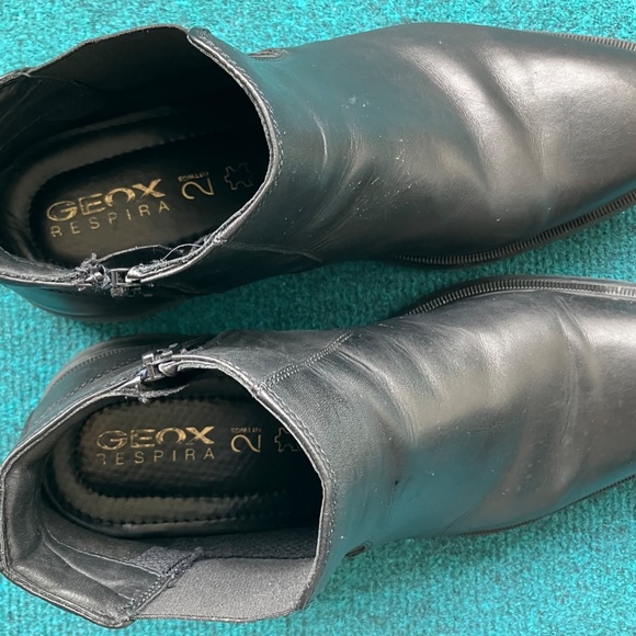 Men’s Geox Leather Zip Boot - Picture 3 of 7